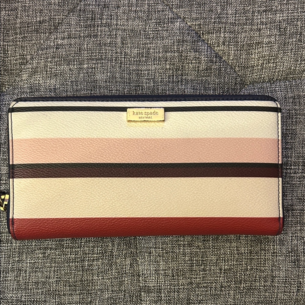 Kate Spade Multicolor Striped Wallet